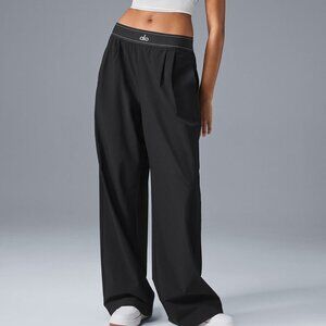 ALO Yoga Black Suit Up Trouser - Regular